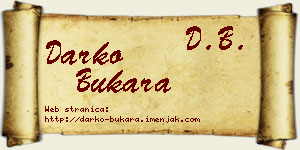 Darko Bukara vizit kartica